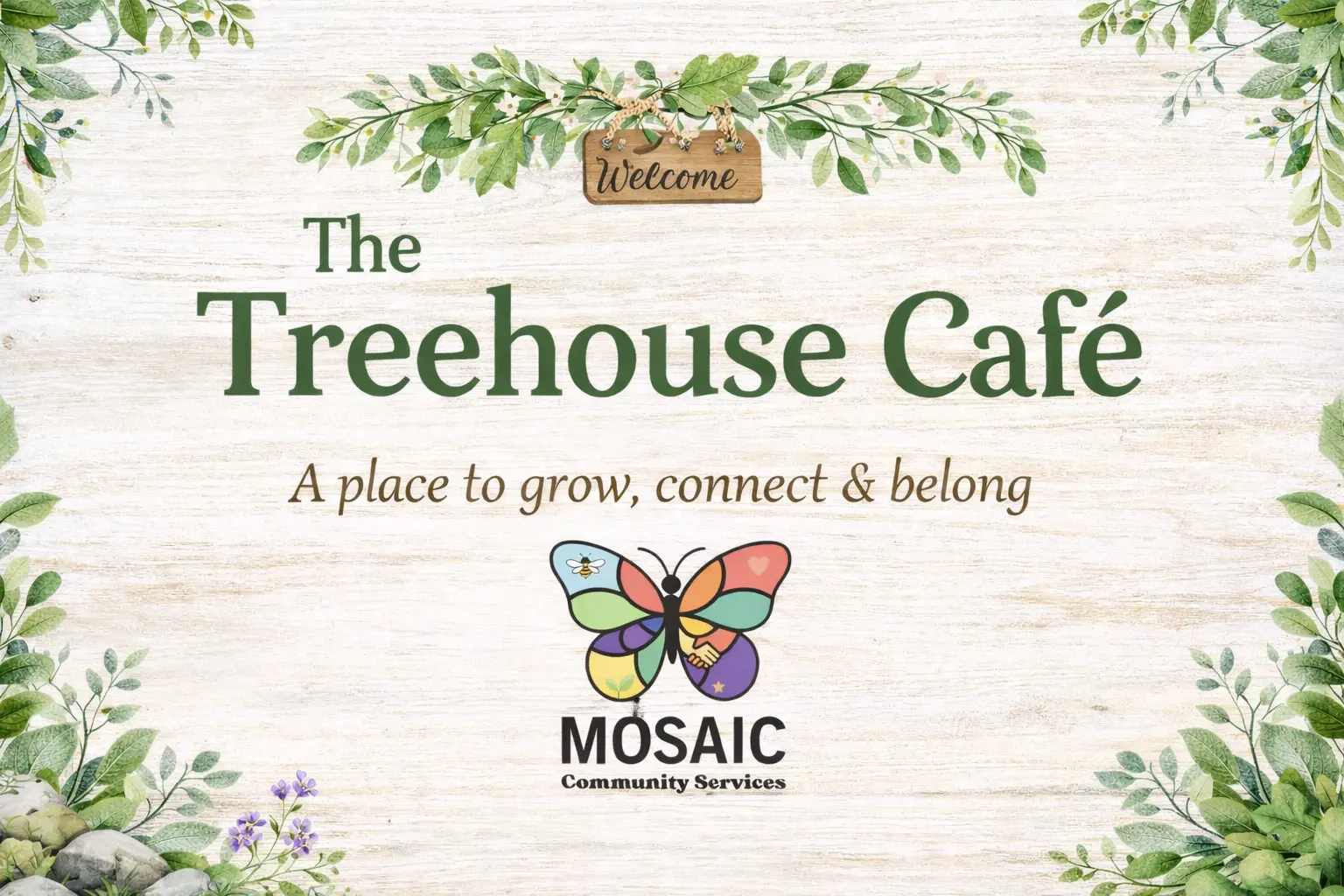 Treehouse Cafe sign