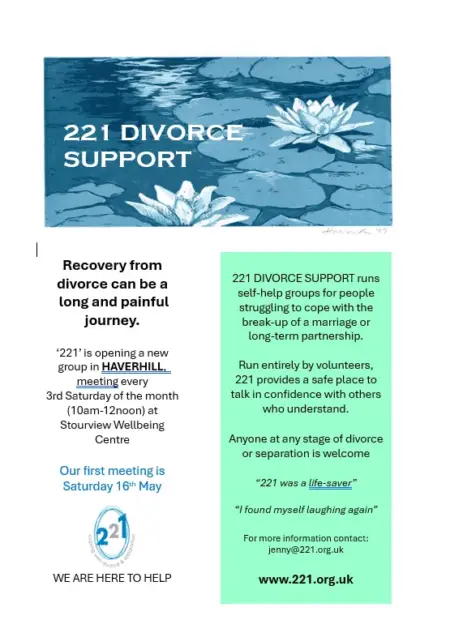 221 Divorce Support leaflet